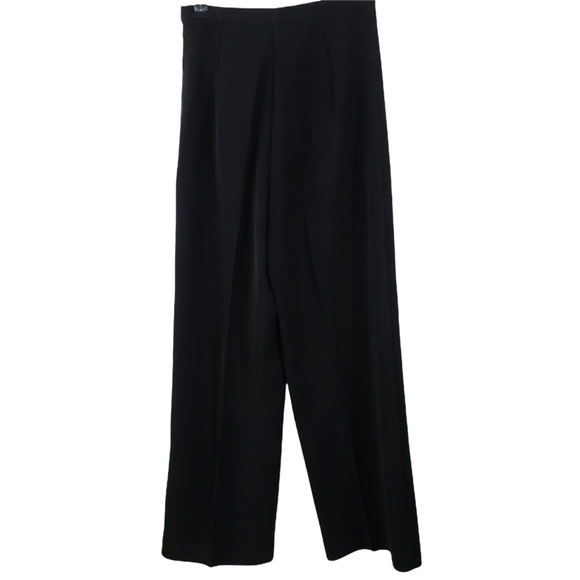 Amanda Smith Ultra High Waist Black Wide Leg Pant 10 - Picture 2 of 5